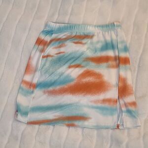 NWOT Abstract Print Mini Skirt